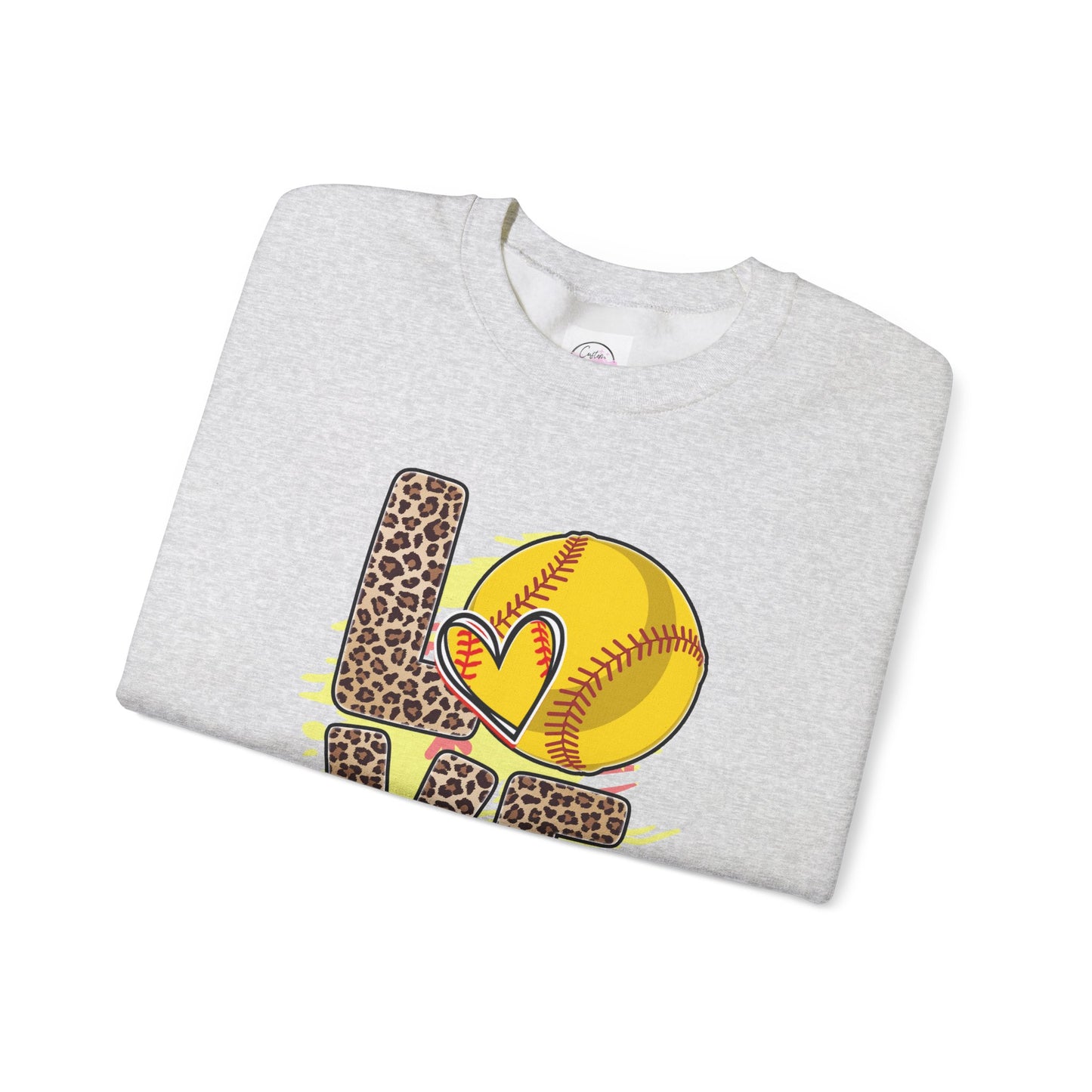 Softball Girls Love- Crewneck School Sweatshirt
