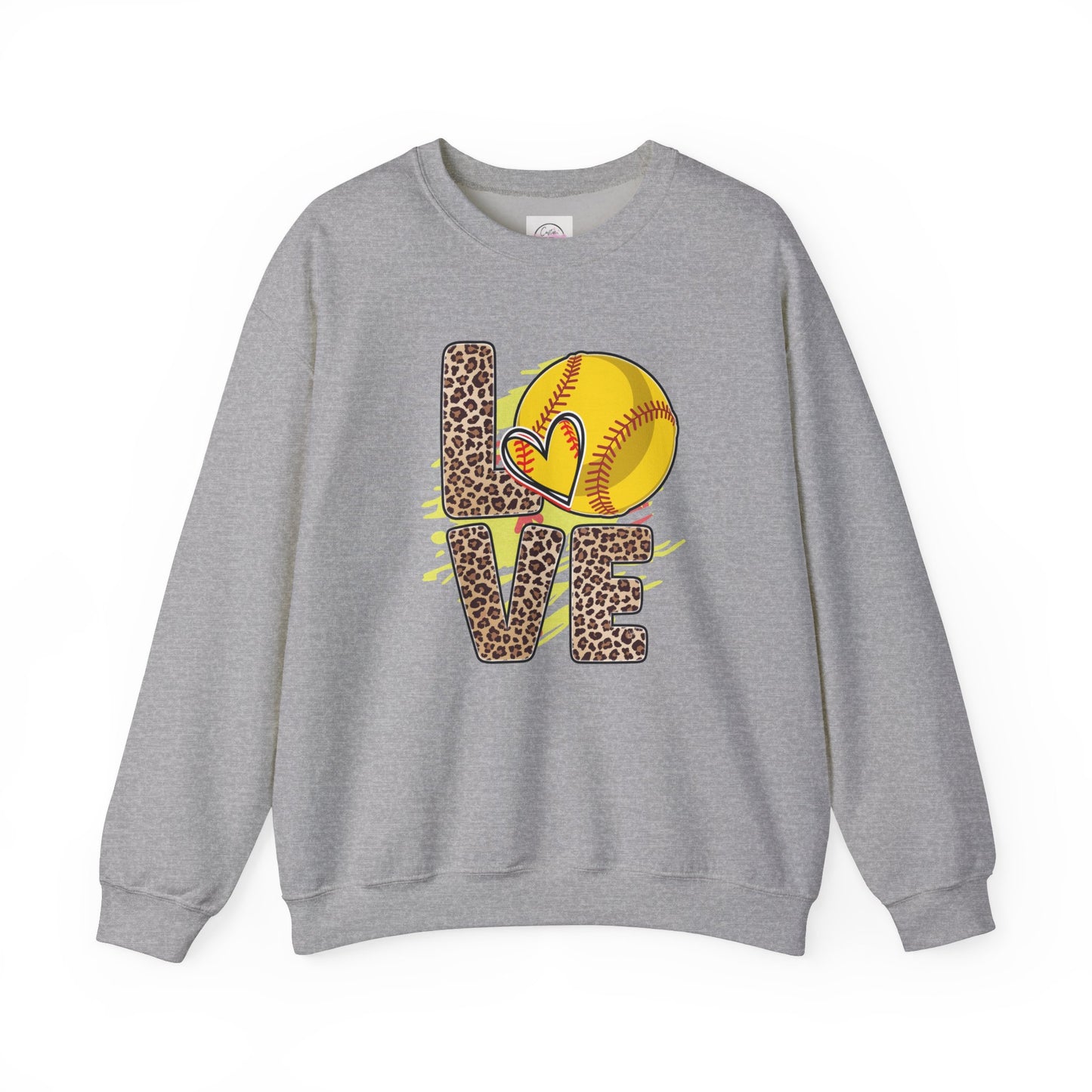 Softball Girls Love- Crewneck School Sweatshirt