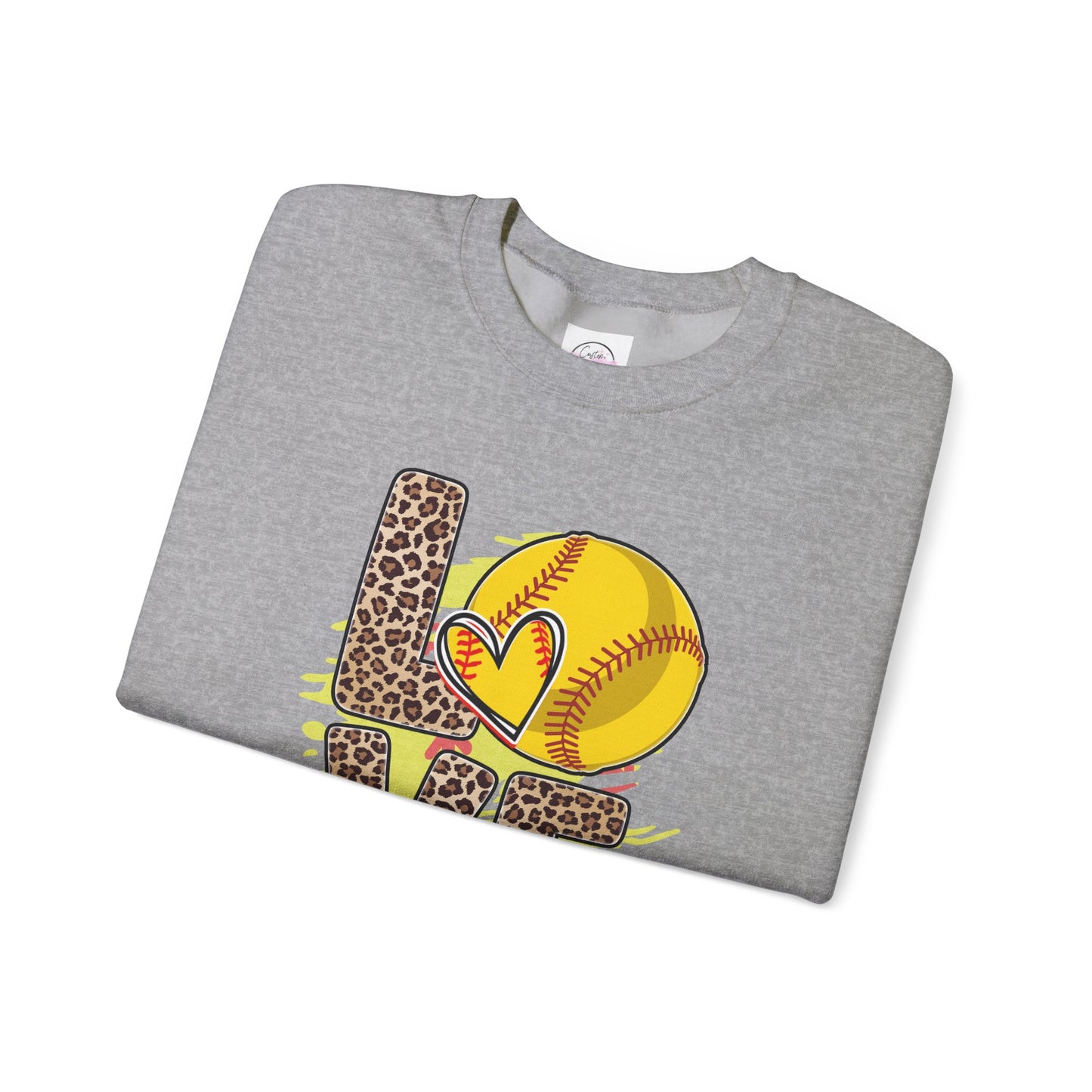 Softball Girls Love- Crewneck School Sweatshirt