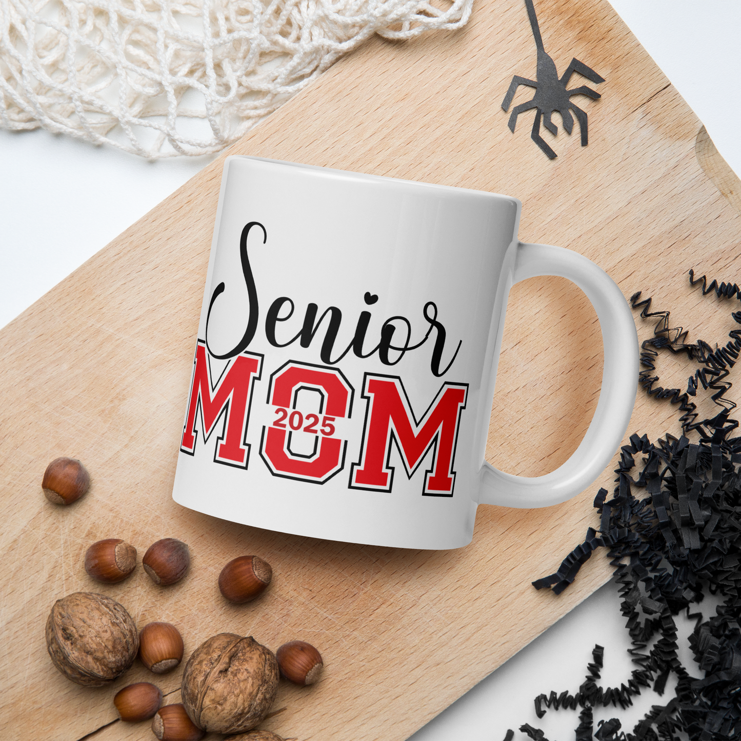 2025 Graduation Mom- Coffee Cup, Mother's Day Present, White glossy mug