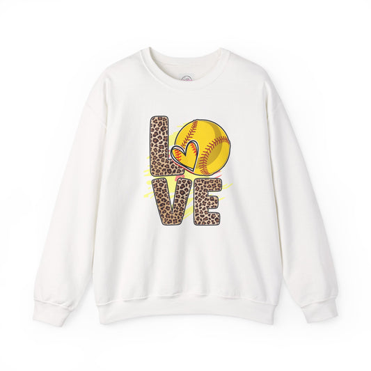 Softball Girls Love- Crewneck School Sweatshirt