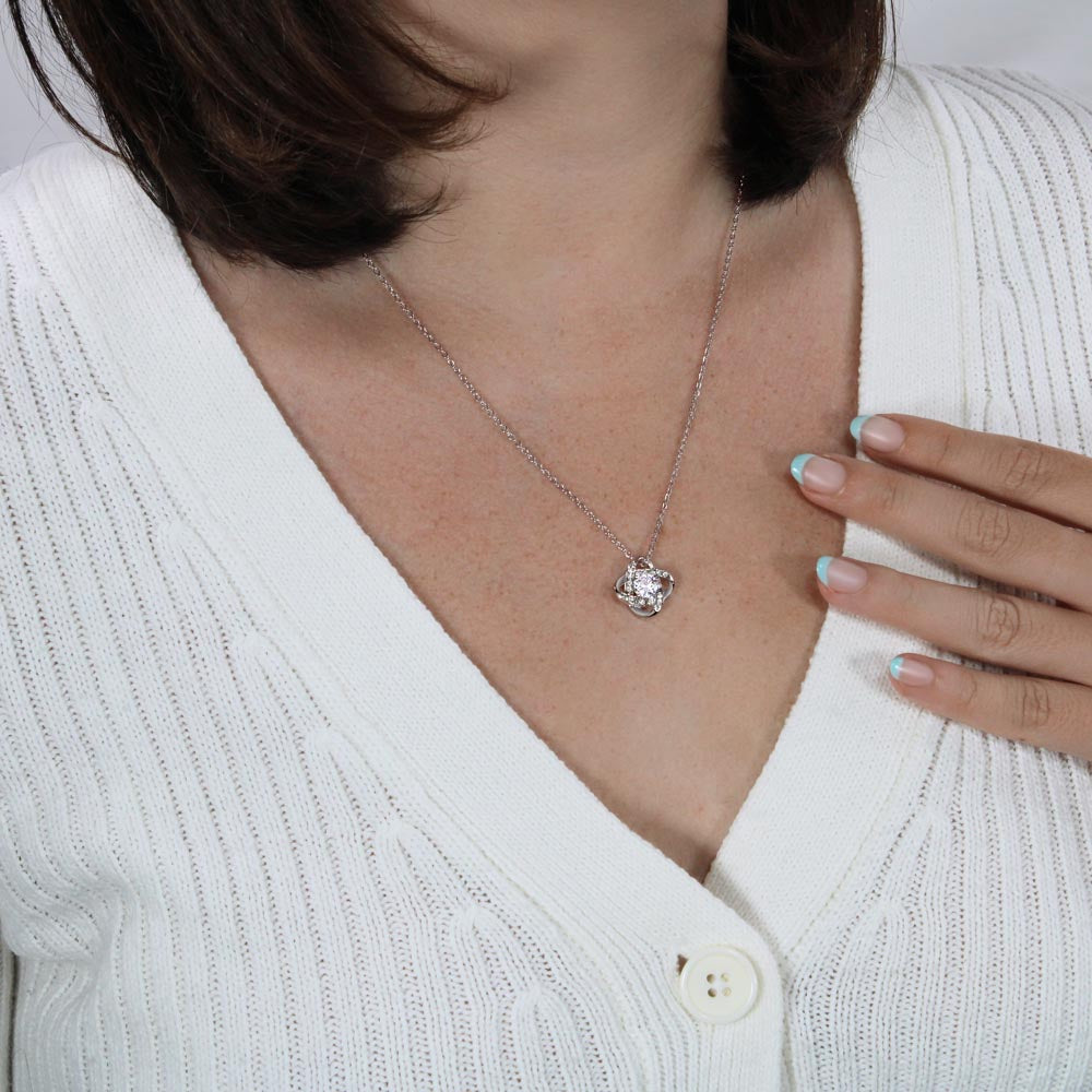 Mom thank you, for never giving up on me-Love Heart Necklace (Mother's Day,Gift,Birthday Present)