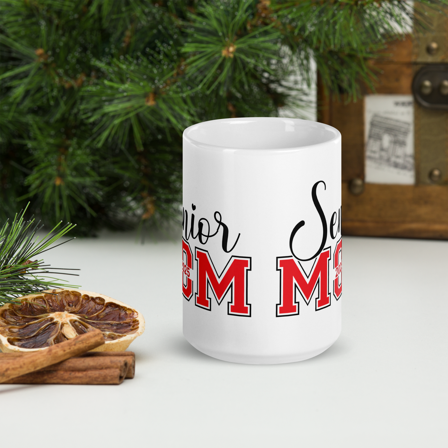 2025 Graduation Mom- Coffee Cup, Mother's Day Present, White glossy mug